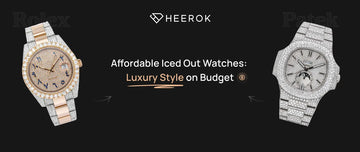 Affordable iced out watches luxury style on budget main banner with diamond watches