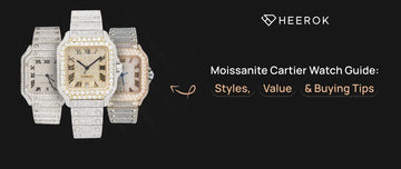 Moissanite Cartier watch styles value and buying tips banner with diamond watches