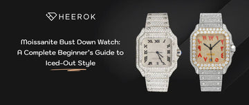 Moissanite bust down watch main banner beginner's guide to iced out style