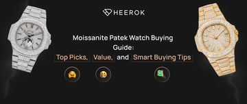Moissanite Patek watch buying guide main banner with iced out luxury watches