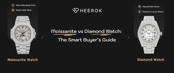 Moissanite vs diamond watch comparison main banner for smart buyers