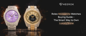 Rolex moissanite watches buying guide banner with iced out moissanite diamond watches