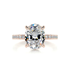 Lucy Moissanite & Diamonds Ring