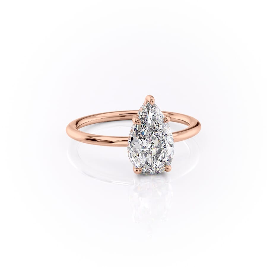Opal Grace 1.85 Carat VVS1 Lab-Grown Hidden Halo Engagement Ring in 18K Rose Gold Right View