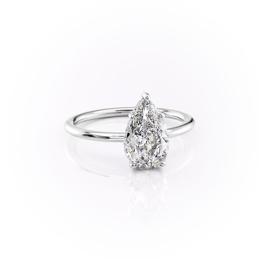 Opal Grace 1.85 Carat VVS1 Lab-Grown Hidden Halo Engagement Ring in 18K White Gold Right View