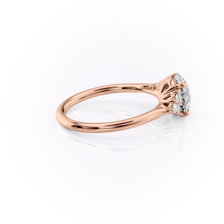Scarlett Grace 2.50 Carat VVS Lab-Grown Round Engagement Ring in 18K Rose Gold Right View