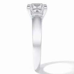 Square Solace 2.15 Carat Princess VS1 Lab-Grown Solitaire Engagement Ring in 18K Gold
