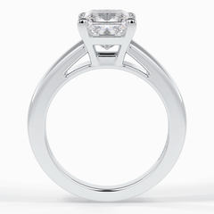 Square Solace 2.15 Carat Princess VS1 Lab-Grown Solitaire Engagement Ring in 18K Gold