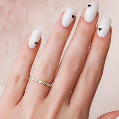 Stellar VVS1 Lab-Grown Half-Eternity Wedding Ring in 18K Yellow Gold Hand View