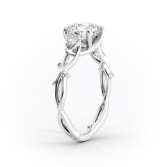 Timeless Elegance 1.58 Carat VVS1 Lab-Grown Oval Three Stone Engagement Ring in 18K White Gold
Standing View