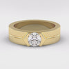 Monarch 0.59 Carat Round VS1 Lab-Grown Solitaire Engagement Ring in 18K Gold
